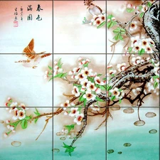 Accent Art Mural Ceramic Bath Backsplash Tile #765