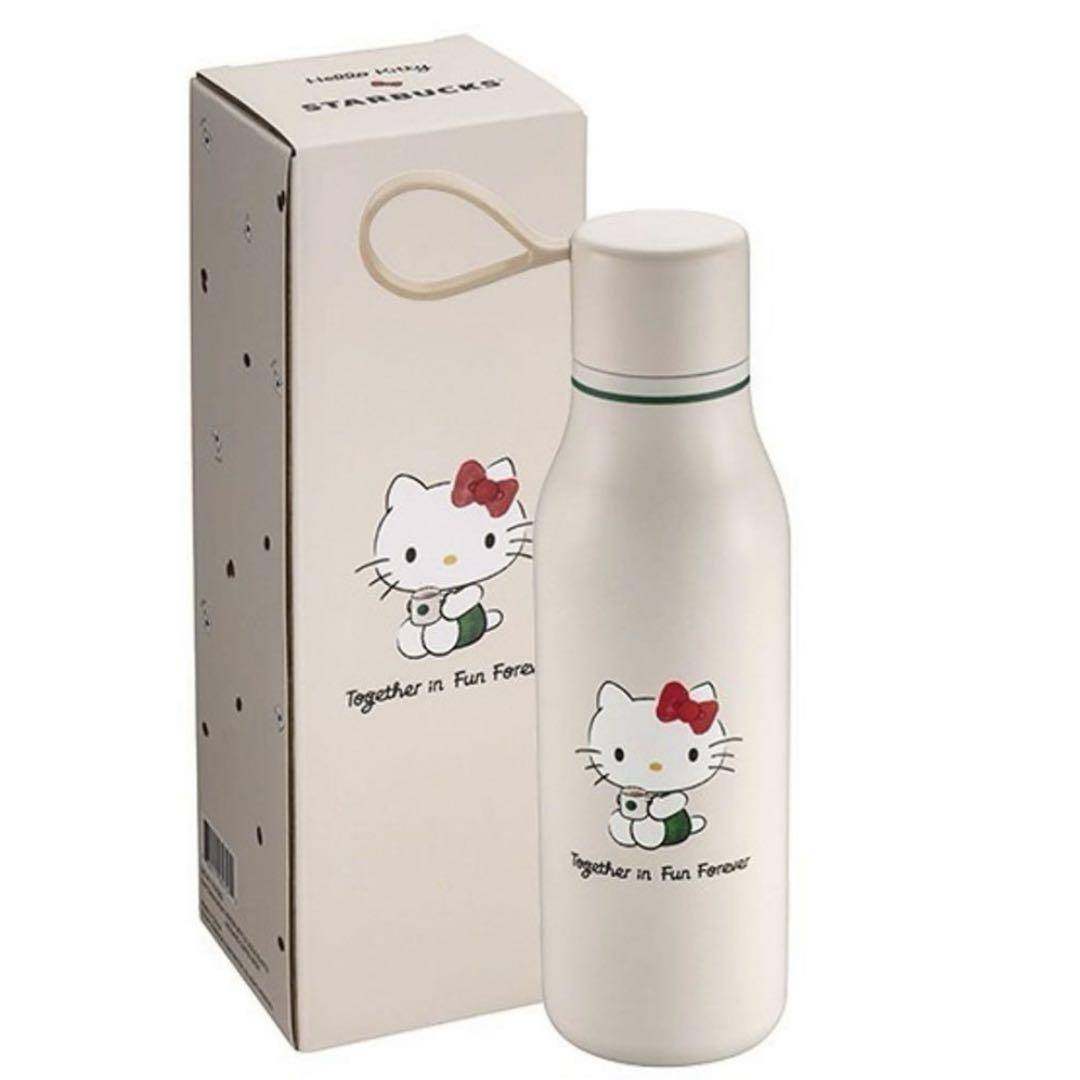 Starbucks×Hello Kitty ステンレスボトル 591ml Starbucks x HELLO KITTY 2024 Stainless Steel Water Bottle