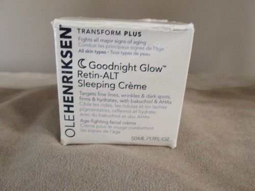 Ole Henriksen Goodnight Glow Retin-ALT Sleeping Creme 1.7 Fl Oz NIB