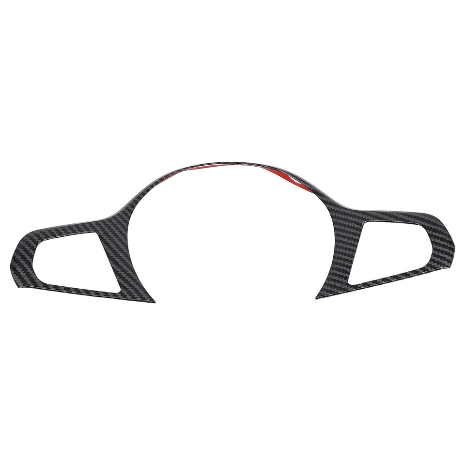 Carbon Fiber ABS For Interior Trim Steering Wheel Cover Replacement