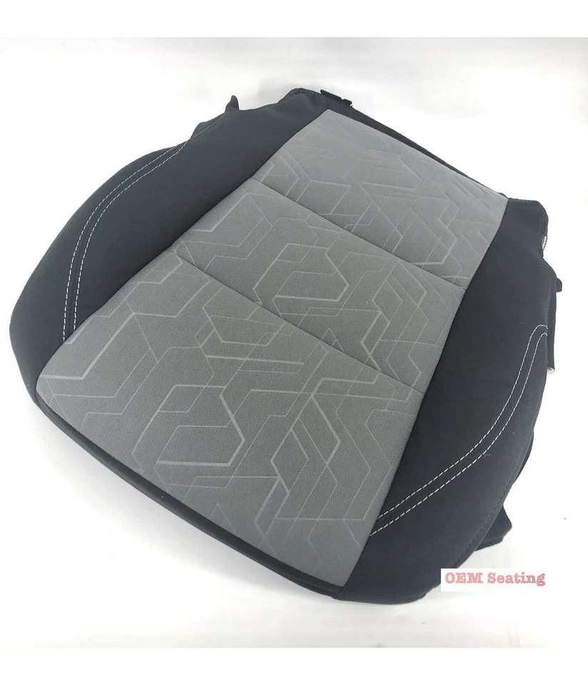 Cubierta de asiento de tela negra para parte inferior del conductor Toyota Tacoma 2016 2017 2018 2019 2020 Foto 4 de 4