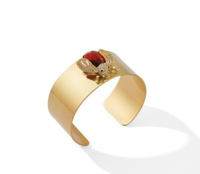 Park Lane QUEEN Bee Cuff Bracelet Goldtone Nice! Reg. $200