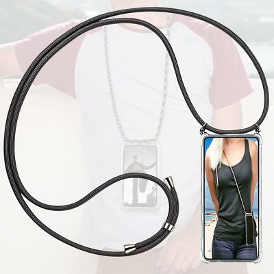 Schutzhülle Für Samsung Galaxy A02s Kordel Band Handy Kette Case Tasche Hülle