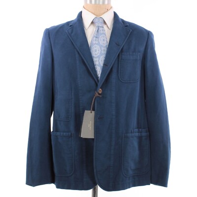 Boglioli NWT 100% Cotton Galleria Blazer/Sport Coat Size Medium in