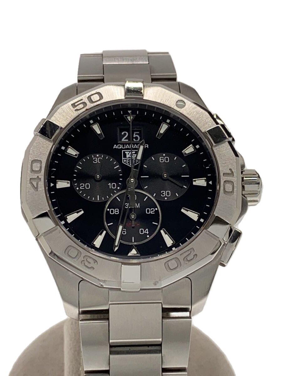 TAG Heuer Aquaracer 300M Chronograph Quartz 43mm SS Black Dial 