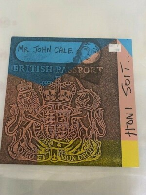 JOHN CALE:British Passport:HONI SOIT; *PROMO* (A&M Records) LP 