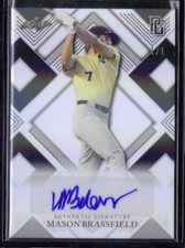 MASON BRASSFIELD 2023 Leaf Perfect Game RC XRC Shimmer Auto 1/1
