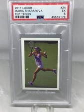 2011 Luxor Top Tennis #24 Maria Sharapova PSA 5 (Top Pop, Pop 1)