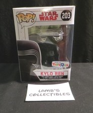 Pop Funko Star Wars Force Awakens Last Jedi #203 Toys R US Exclusive Kylo Ren