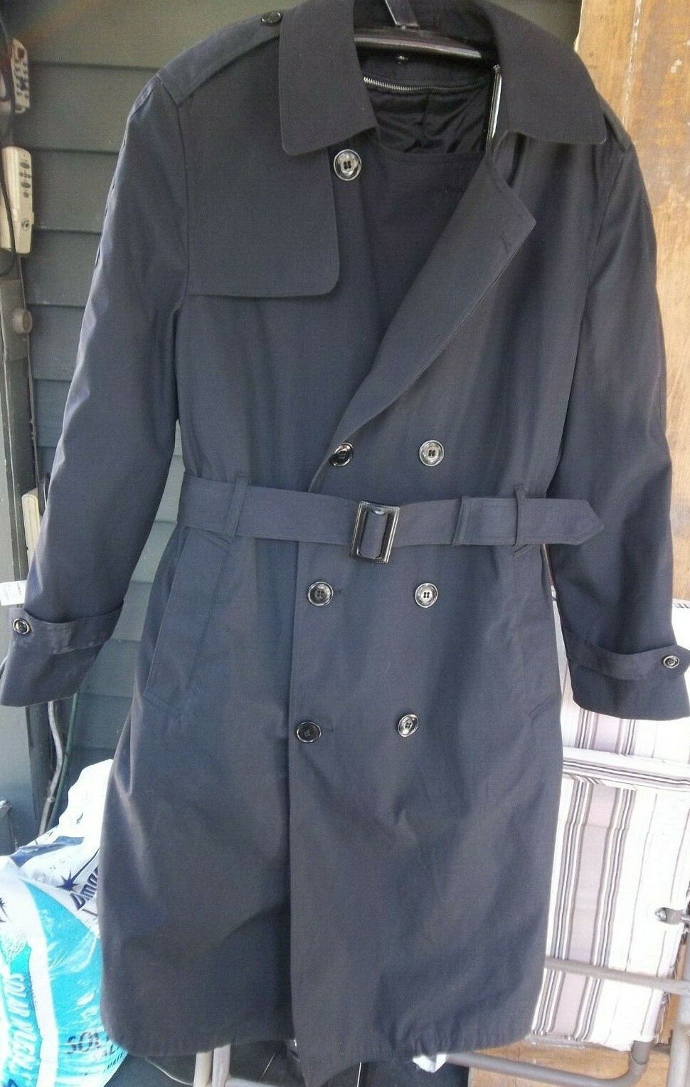 Men's Garrison Collection All Weather Black Size 40R … Gem