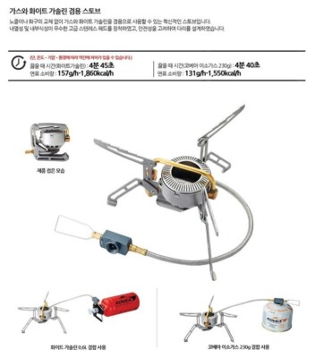Stufa A Gas Multicombustibile KOVEA Hydra KGB-1305 - Nuova, Made In South Korea