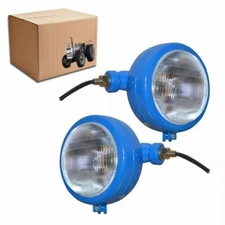 NEW 2000 2600 3000 3600 3610 4000 5000 7000 FORD TRACTOR 12V BLUE HEADLIGHTS