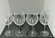  New Lenox TUSCANY CLASSICS COLLECTION ALL PURPOSE RED   WINE 4 GLASSES  9 1/4"