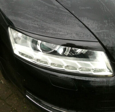 Scheinwerferblenden für Audi A6 C6 2004-11 Böser Blick Blenden -aus GFK - Tuning
