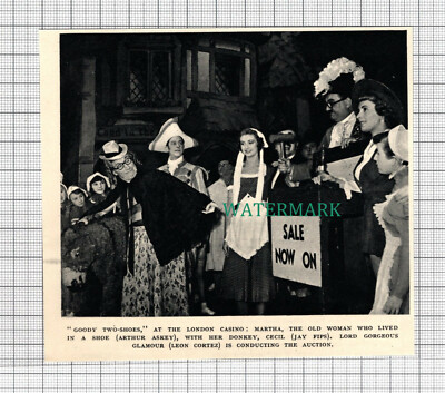 C3040) Arthur Askey & Jay Fips Leon Gortez London Casino - 1951 Clip