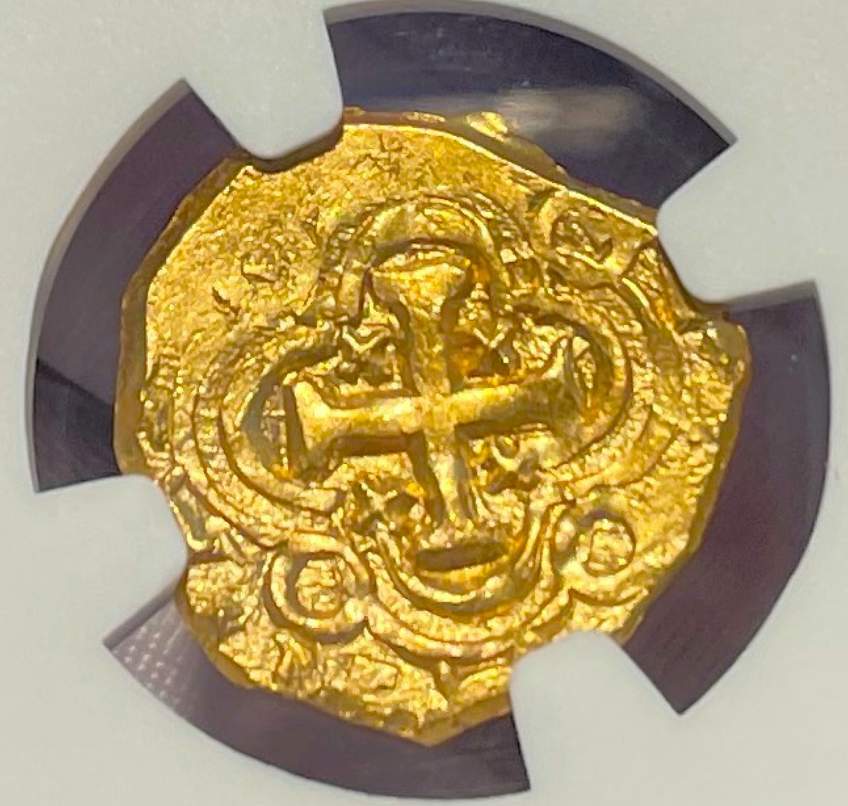 COLOMBIA NGC 63 1715 FLEET 1 ESCUDO 1708 SHIPWRECK TREASURE PIRATE