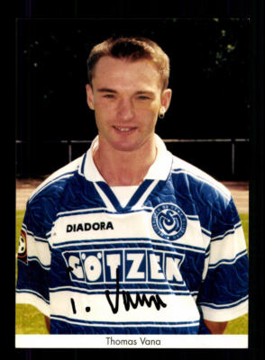 Thomas Vana autograph card MSV Duisburg 1996-97 original signed + A 186817