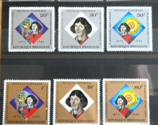Ruanda 1973 kplt.  Mi  612  - 617 A**,  Mi  4,50 &euro;