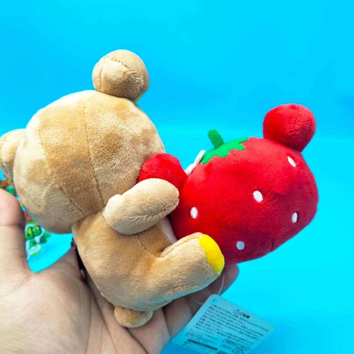 San-X 2009 Rilakkuma with Strawberry Bear Theme Plush 6