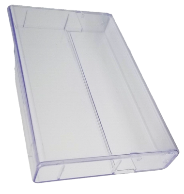 No Posts Cassette Tape Cases (25) Small Clear Plastic Storage Box