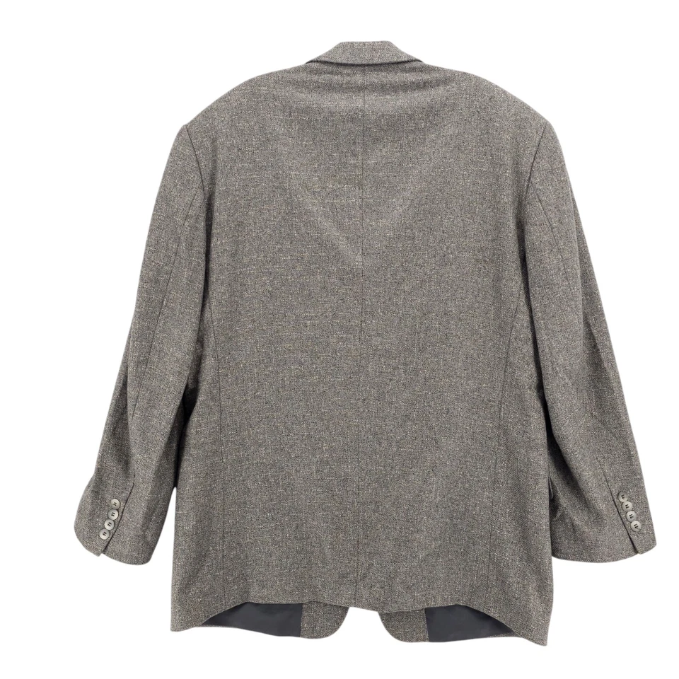 Nordstrom Ermenegildo Zegna Cloth 100% Cashmere Soft Gray Check Blazer Est. 46R - Image 3 of 4