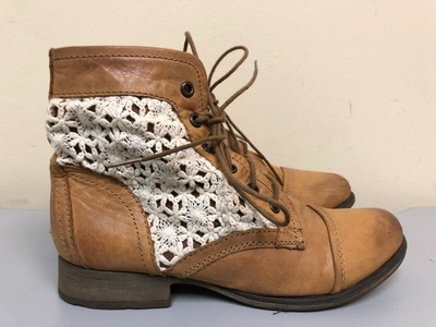 steve madden lace up ankle boots