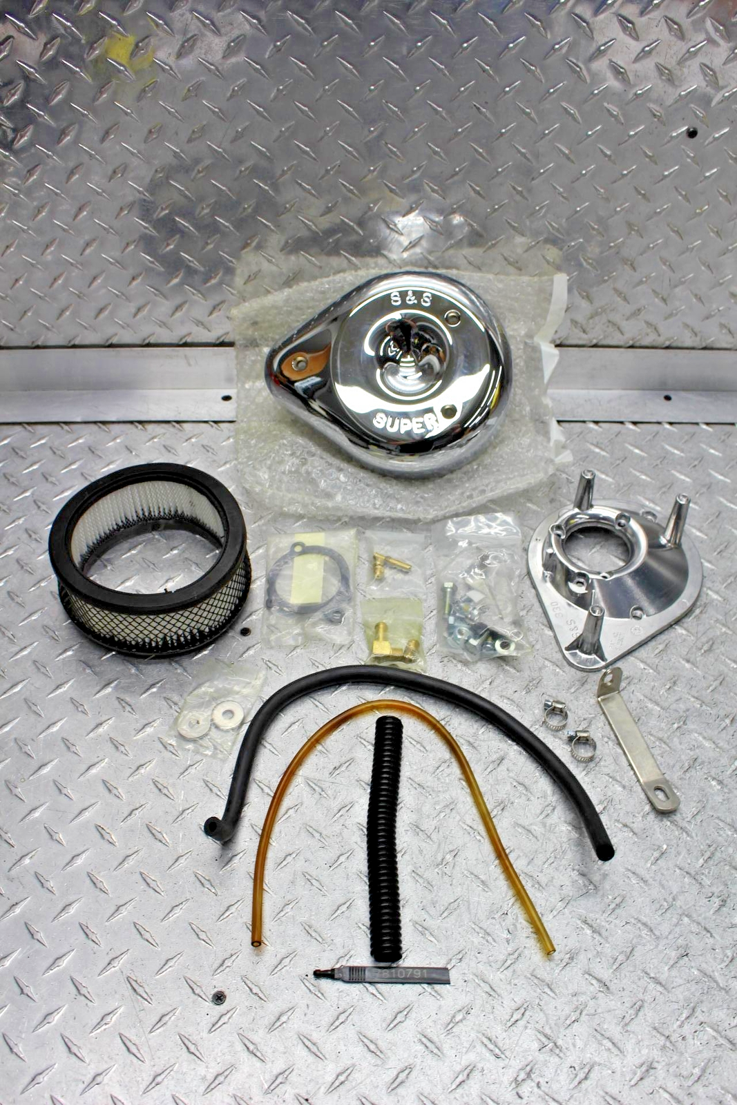 S&S CYCLE 17-0440 AIR CLEANER FOR E & G SERIES CARBURETORS FOR FUEL & AIR NZ NEW