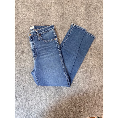 Madewell 10 High-Rise Skinny Jeans Medium Wash Blue Denim Size 30