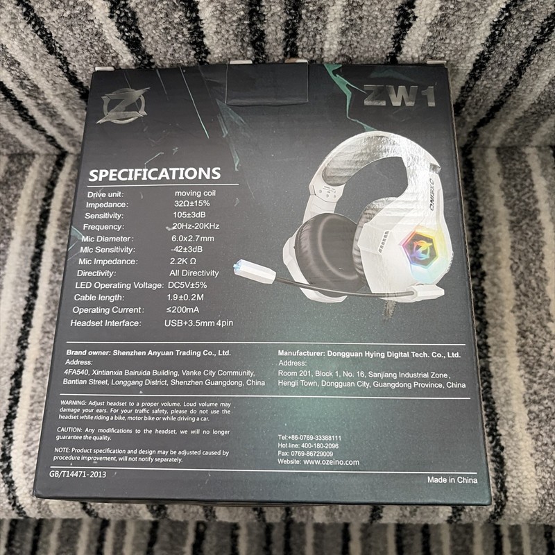 Ozeino ZW1 Gaming Headset