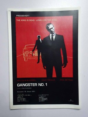 Gangster No.1 - Malcolm McDowell - Paul Bettany - Saffron Burrows - Presseheft