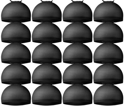 Wig Cap,Black Wig Cap 20 Pieces Wig Caps, Black Stocking Caps for Men, Stretc...