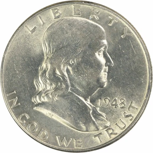 1948 Franklin Silver Half Dollar AU Uncertified #302