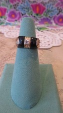 14k Solid Yellow Gold Black Onyx and Diamond Ring Size 6 1/4 5.7gr