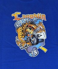 VTG 98 Laughlin Spring Run Motorcycle Rally 2Sided USA Made Single Stitch Tee XL