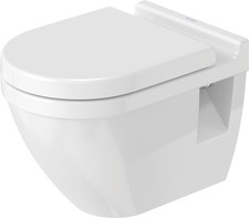 Duravit WC mural Starck 3 54 cm, distance de fixation 230 mm, 2206090000, cou...