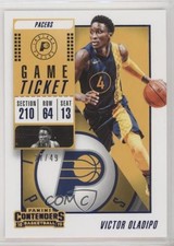 2018-19 Panini Contenders Game Ticket Blue 27/49 Victor Oladipo #58 a2v