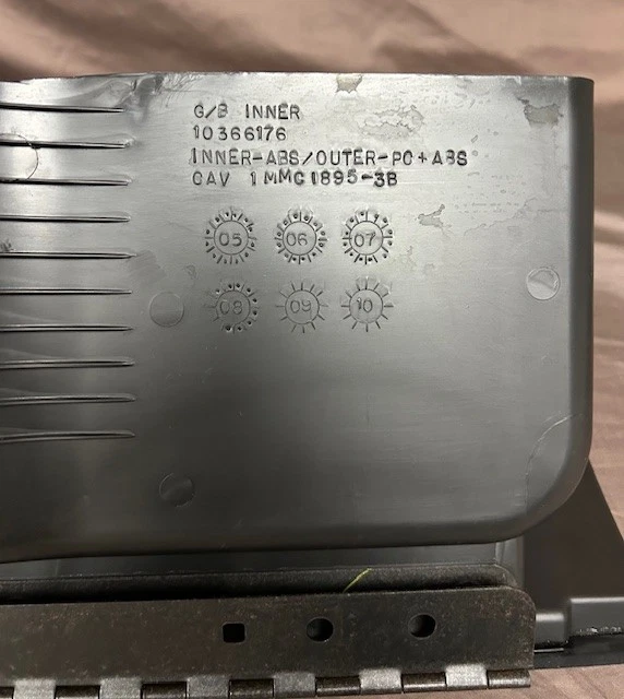 OEM, GLOVEBOX, GM, BLACK, 2007-2014 CHEVY TAHOE, SILVERADO, SUBURBAN - Изображение 4 из 4