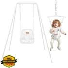 FUNLIO Toddler Baby Jumper Swing Set White