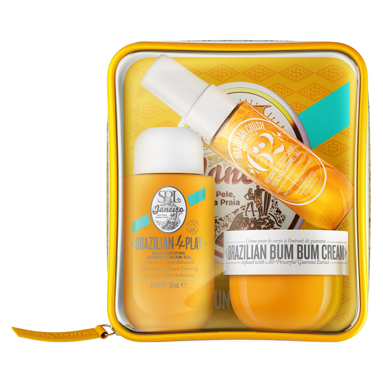 SOL DE JANEIRO Jet Set coffret anti-peau terne avec crème hydratante 50ml et brume de soin