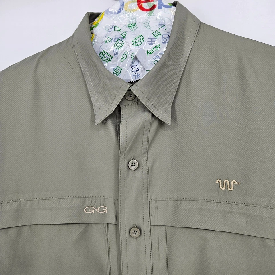 GameGuard Shirt Mens Large King Ranch Fishing Outdoor Vented Performance Mesh - Image 2 of 4