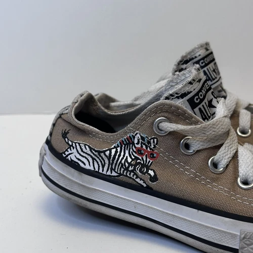 Scarpe Converse bambino bambino 11 punta a cappuccio sneakers comode 760182C beige marrone