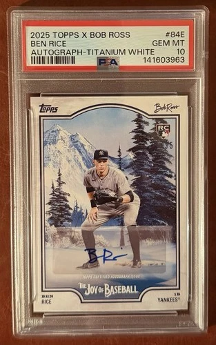 Ben Rice 2025 Topps Ben Rice #84E Auto