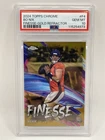 2024 Topps Chrome Bo Nix Finesse Gold Refractor Gem MT 10 Low Pop 46/50 #FA