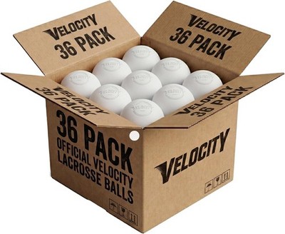 Balls White Official Size Weight VLB-W Lacrosse Velocity Practice Packs