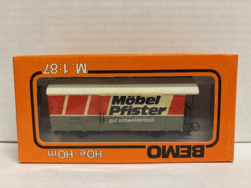 BEMO H0m Gbk-v 5612 gedecker Güterwagen RhB Möbel Pfister 2283 122 | Zustand: Gebraucht