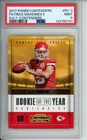 2017 Panini Contenders, Patrick Mahomes II, #RY-3, PSA MINT 9