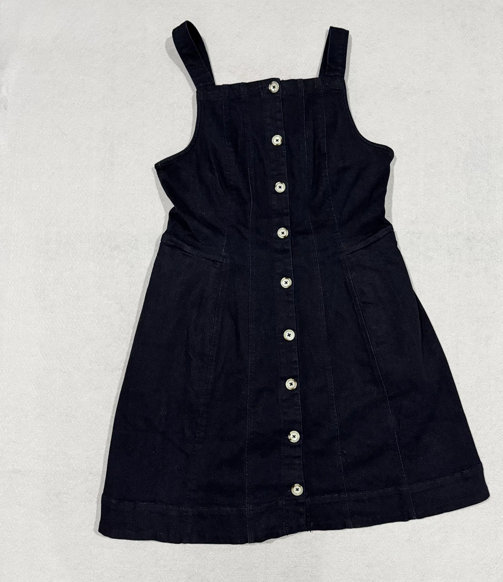 black denim dress free people Free People Bo Dress Black S