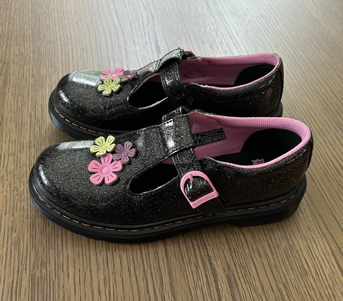 ❤️新品❤️Dr. Martens Mary Jane Floral Dr Martens Mary Janes, Coral Floral Fabric, Limited Edition