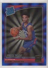 2018 Donruss Rated Rookies Press Proof Blue Laser 46/49 Jerome Robinson #152 7zf