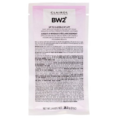 2 Pack Basic White 2 Plus Powder Lightener by Clairol for Unisex - 1 oz Powder